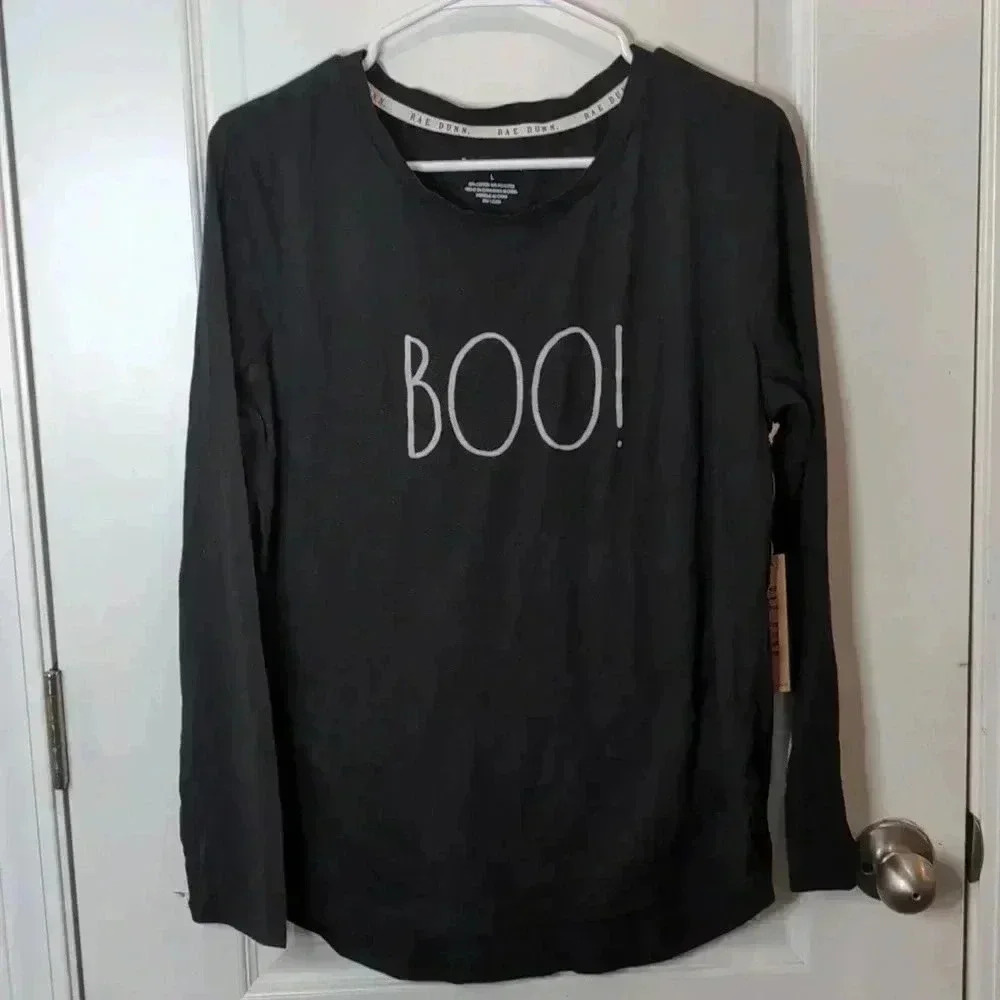 Rae Dunn Women's Long Sleeve pajama Top only